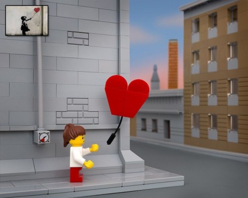LEGO versiona a Banksy3