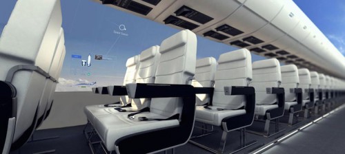 Windowless Fuselage el futuro de los aviones  comerciales