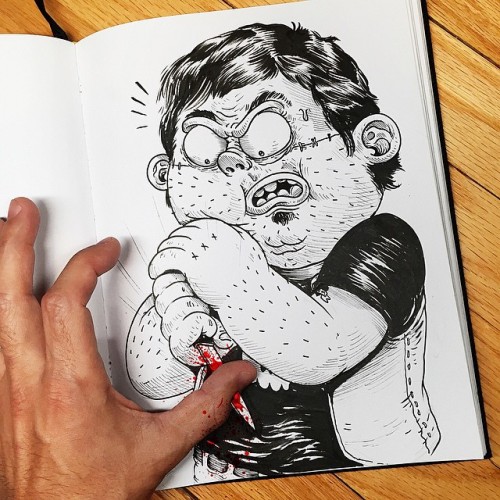 Inkeraction, una lucha  divertida lucha entre dibujo y dibujante
